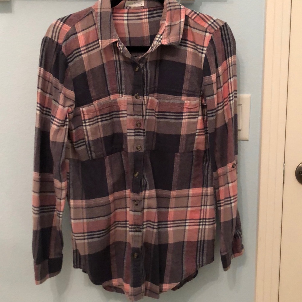 Pink and Blue Flannel